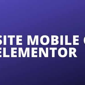 curso elementor avancado criando um site mobile