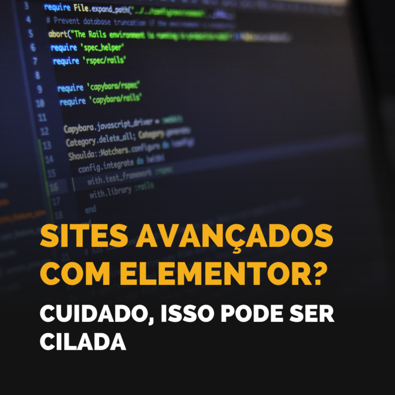 sites avancados com elementor temos que ter uma conversa dificil agora