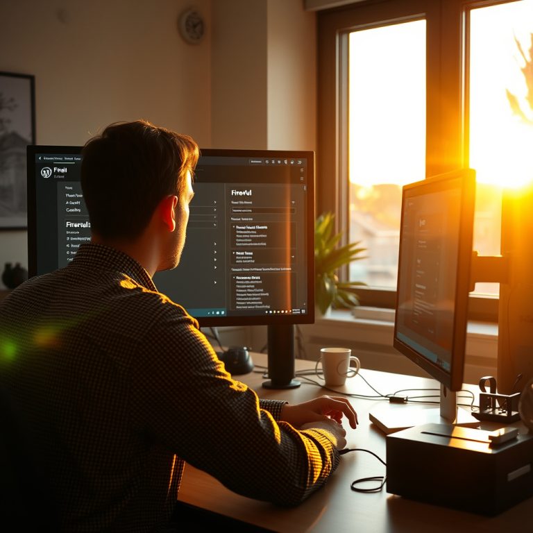 Como configurar um firewall para proteger meu WordPress?